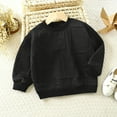 thumbnail image 1 of Boys Hoodies Solid Color 3D Letter Embossed Pullover Hoodie Top Crew Neck Fall Hoodies for Boys Size 3-4Y, 1 of 3