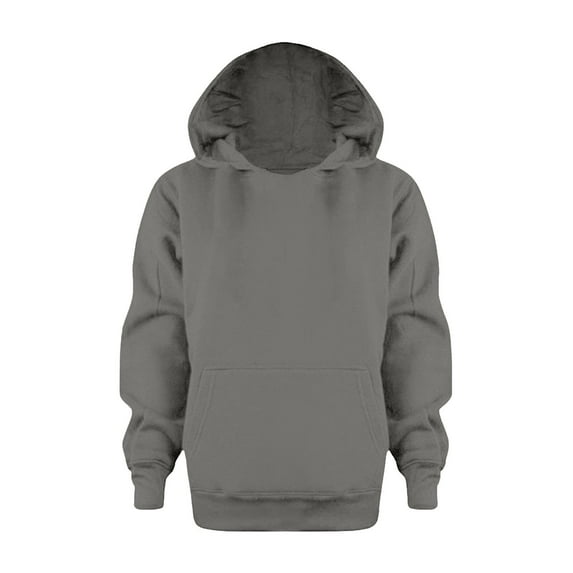 Boys Hoodies Solid Color Winter Hoodie for Boys Kids Clothing Warm Long Sleeve Sweatshirt Coat
