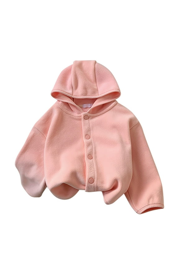 Boys Hoodies Solid Thick Warm Winter Coat Kids Clothing Hooded Sweatshirt Pullover for Toddler Boys Girls