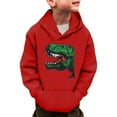 thumbnail image 1 of Boys Hoodies & Sweatshirts Dinosaur Print Children's Casual Hoodie Pocket Design Fashionable for Boys and Girls, 1 of 3