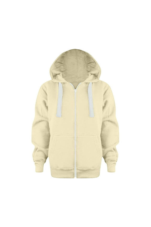 Boys Hoodies & Sweatshirts Solid Zip Jacket Long Sleeve Top for Kids Ideal for Active Wear and Casual Outings