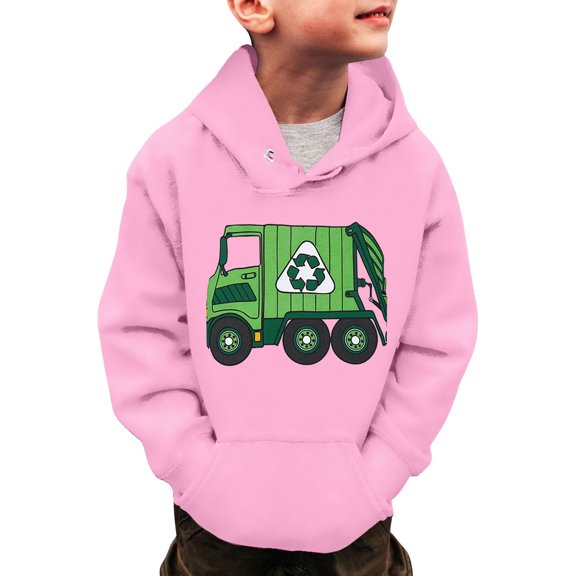Boys Hoodies & Sweatshirts Stylish Car Print Children's Casual Hoodie Fashion Design with Decorative Pocket for Boys and Girls Comfortable Plus Material