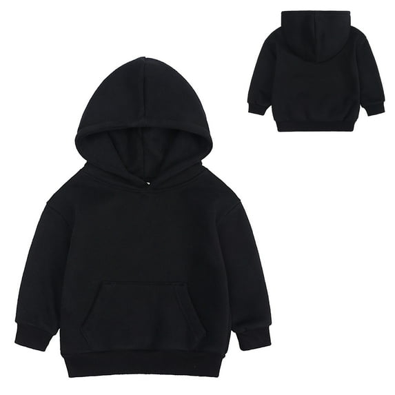 Boys Hoodies & Sweatshirts Toddler Pullover Sweatshirt for Children Solid Plus Size Top Coat for Boys and Girls