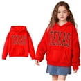 thumbnail image 1 of Boys Hoodies Texas Letter Print Hoodies Casual Long Sleeve Hoodie Sweatershirt Pullover Winter Clothes Toddler Girl Clothes 4-5 Years Girls Clothing, 1 of 4