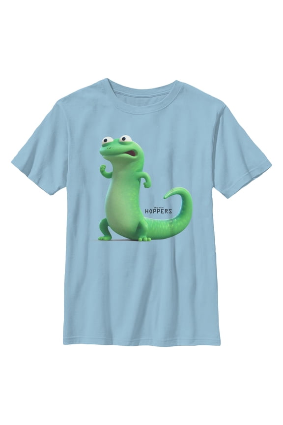 Boys Hoppers Tom Lizard Angry Pose T Shirt