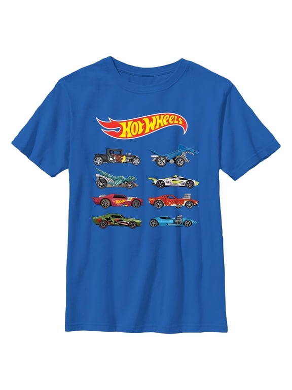 Boys Hot Wheels Car Models T Shirt