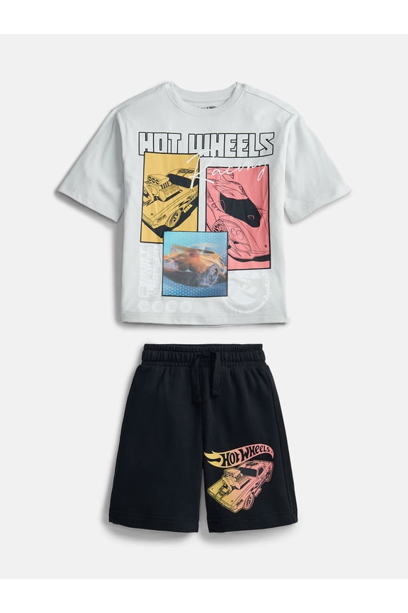 Boys Graphic Tee and Shorts Set, 2-Piece, Sizes 4-18