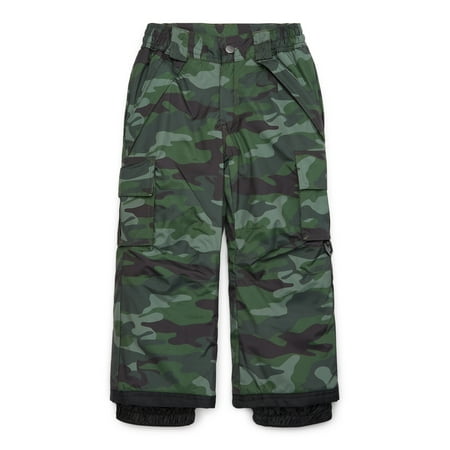 Boys Insulated Cargo Snowboard Pants, Sizes 4-5