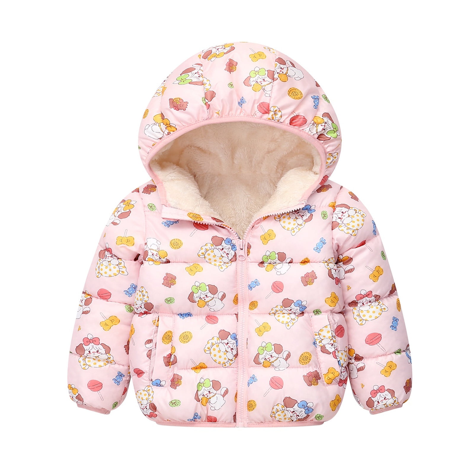 Boys Jacket,Baby Girl Boy Winter Warm Thick Cartoon Hooded Coats