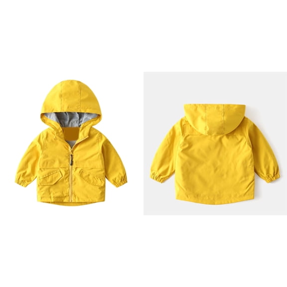 Boys Jacket Kids Boys Windbreaker Jacket with Hood Zip Up Sweatshirt Girls Lightweight Jacket Fall Jacket Size 5-6 Years Girls Clothes