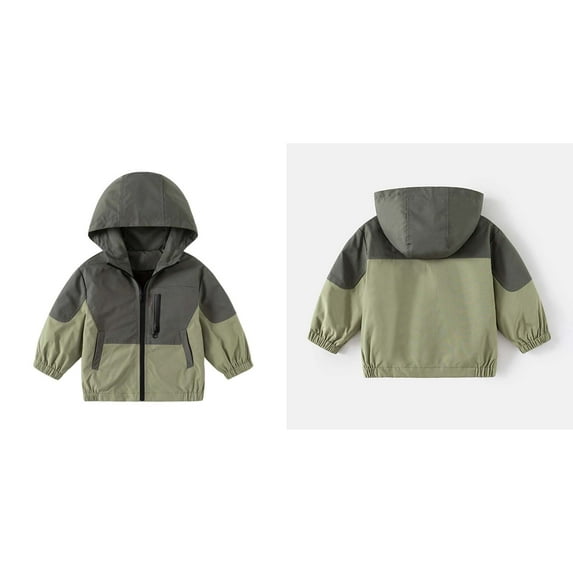 Boys Jacket Kids Boys Windbreaker Zip Up Hoodie Lightweight Kids Jacket Fall Clothes Size 8-10 Years Girls Jacket
