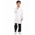 thumbnail image 1 of Boys Jacket Kids Doctor Outfit White Lab Coat for Children Science Experiment Role Play Dress Up Theme Play Outfit Toddler Coat White 7 Years-8 Years, 1 of 7
