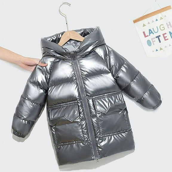 Boys Jackets Girls Winter Coats Children Jackets Baby Thick Long Coat Kids Warm Outerwear Hooded Coat Snowsuit Overcoat Clothes