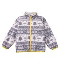 thumbnail image 1 of Boys Jackets Size 14-16 Kids Toddler Boys Girls Jacket High Collar Fall Winter Full Zip Coat Outwear With Pockets Grey, 3-4 Years, 1 of 4