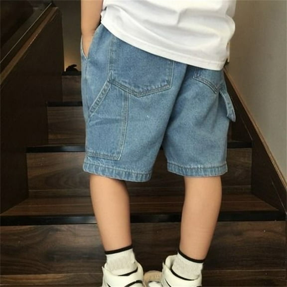 Boys Jean Shorts Fashion Baggy Cargo Jean Shorts Boys Fashion Toddler 4T Boys Shorts