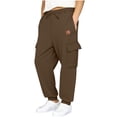 thumbnail image 1 of Boys' Jogger Pants Fleece-Lined Elastic Waist Joggers with Drawstring & Pockets, Casual Sports Cargo Sweatpants (4-15 Years), 1 of 7