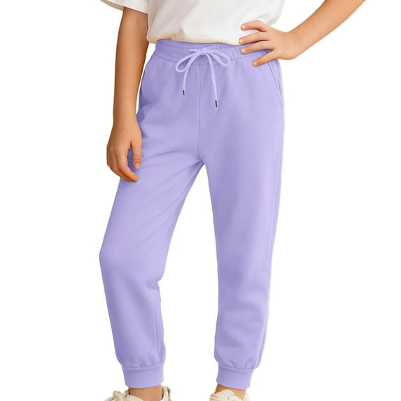 Boys Jogger Pants For Youth And Kids Warm Sweatpants Comfortable Athletic Sportswear Casual Trousers With Pockets