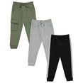 thumbnail image 1 of Boys Jogger Pants Set Comfortable, Durable, and Stylish Pack of 3 with Pockets, 1 of 1