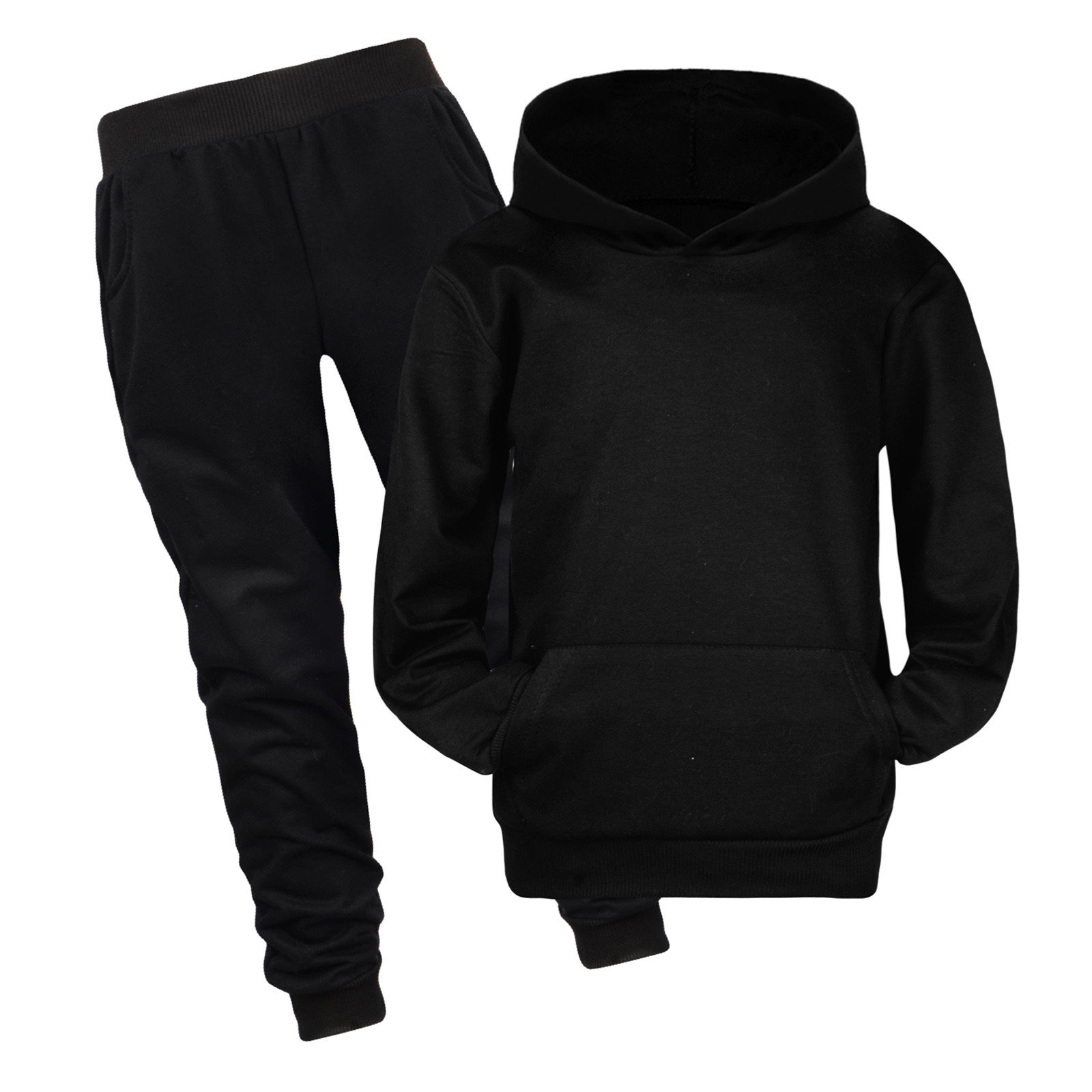 Boys Jogging Suits Child Toddler Boys Girls Long Sleeve Prints Warm Hoodie Pullover Tops Pants Kids Outfits Sweat Suit Walmart