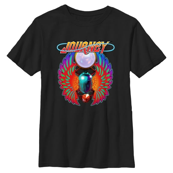 Boys Journey Neon Scarab Logo T Shirt