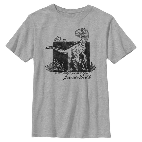 Boys Jurassic World Artistic Dino Painting T Shirt