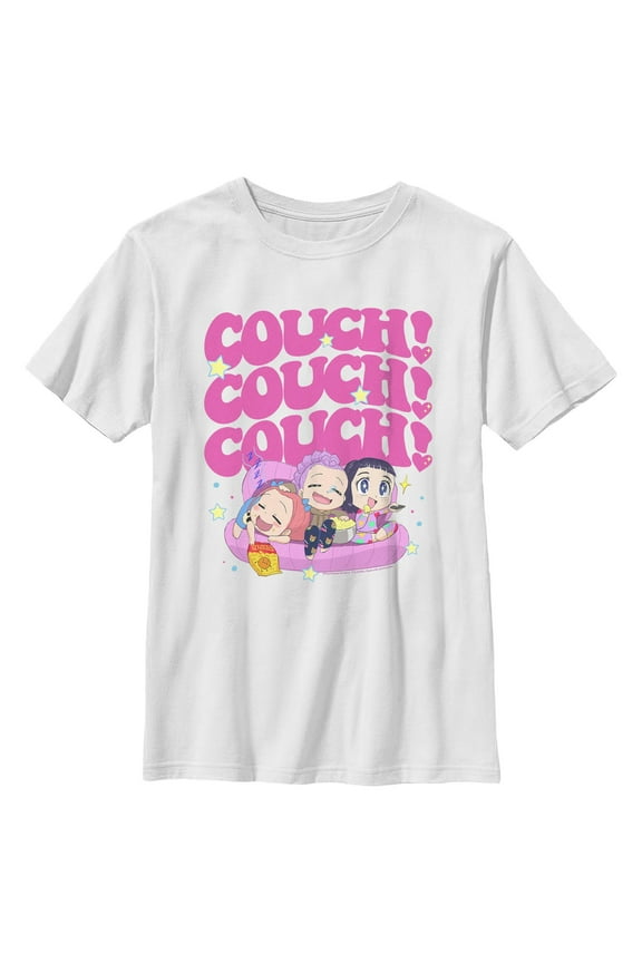 Boys KPop Demon Hunters Cute Friendship Couch Time T Shirt