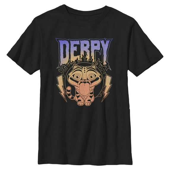 Boys KPop Demon Hunters Mythic Lightning Derpy T Shirt