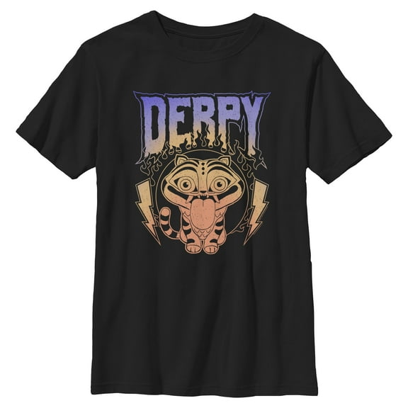 Boys KPop Demon Hunters Mythic Lightning Derpy T Shirt