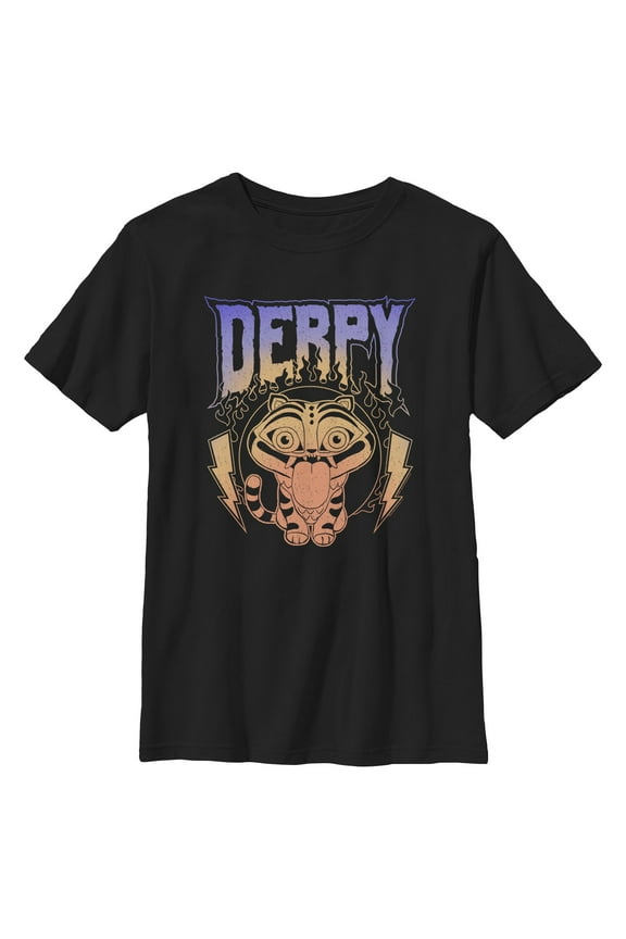 Boys KPop Demon Hunters Mythic Lightning Derpy T Shirt
