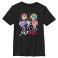 thumbnail image 1 of Boys KPop Demon Hunters Saja Boys Chibi Group T Shirt, 1 of 10