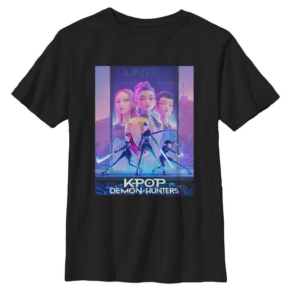 Boys KPop Demon Hunters Trio Poster T Shirt
