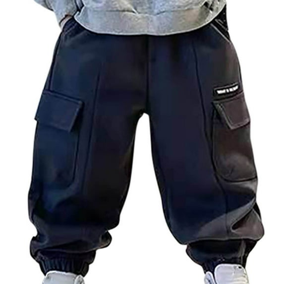 Boys Khaki Dress Pants Fashionable Solid Color Boys Pants Large Children Casual Pants Spring and Workwear Pants New Full Length Pants Gray 7T