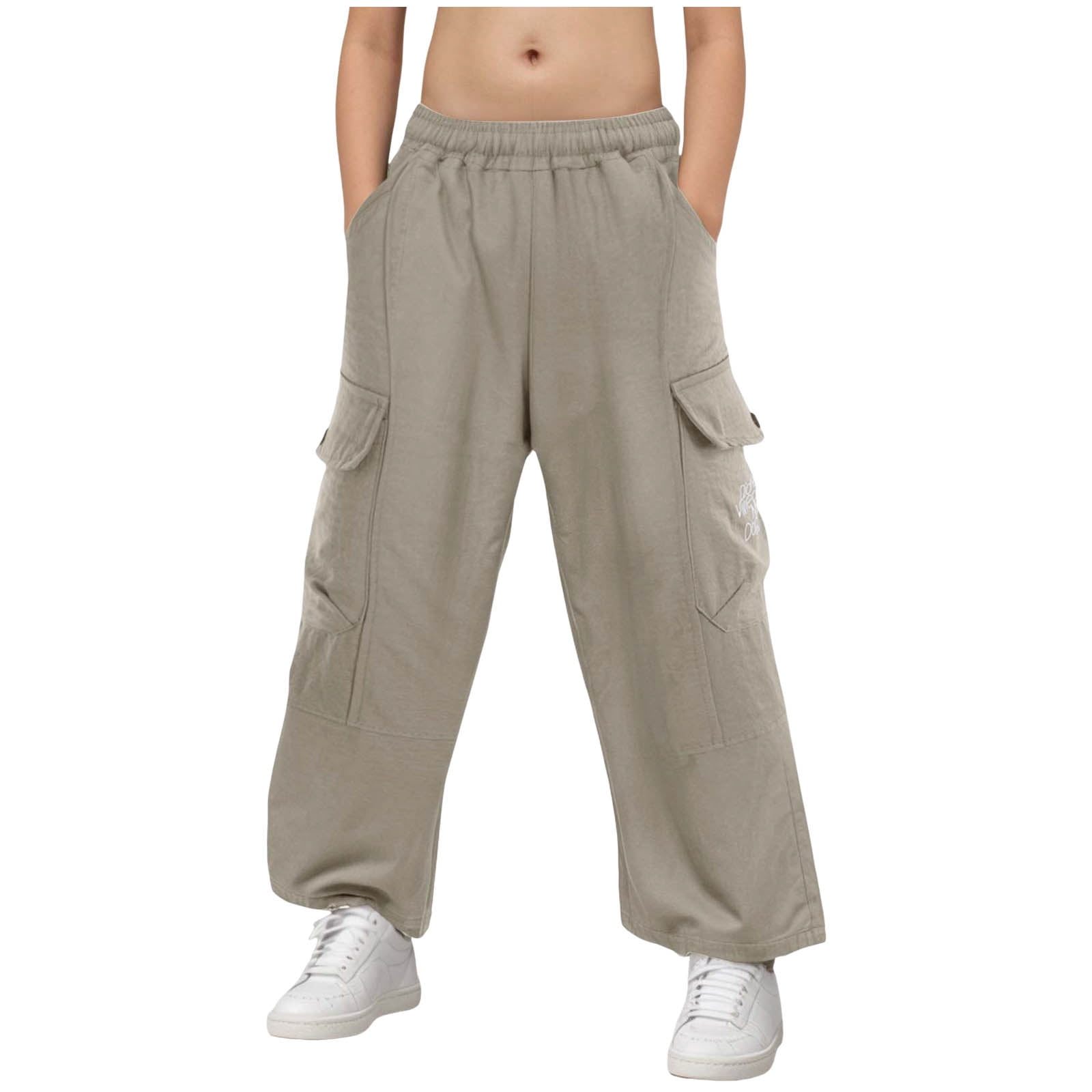 Campana Boys Hugo Cotton-Lycra Relax Fit Pull-on Pants - Khaki Green