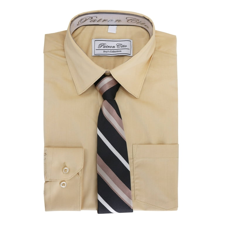 CREAM SHIRT WITH LONG SLEEVES IN SOFT POPLIN, CHILD CREAM SHIRT WITH LONG SLEEVES IN SOFT POPLIN, CHILD