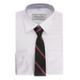 thumbnail image 1 of Boys Kids Cotton Blend Long Sleeve Button Up Solid Dress Shirt Set And Tie Set (White, 12), 1 of 1
