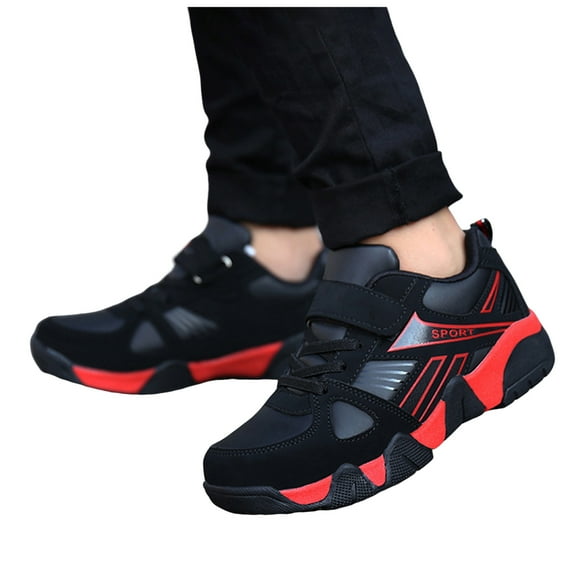 Boys Kids Slip On Sneakers Knitted Mesh Sports Shoes Breathable Fashion Non Slip Running Shoes for Toddler