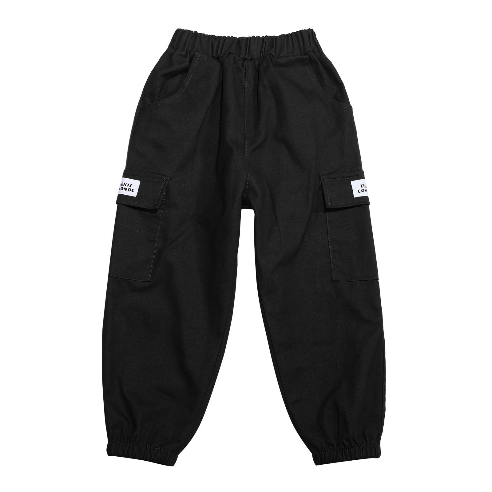 Boys Kids Summer Casual Cargo Pants Solid Color Personality Loose Sweatpants Trousers For Sports Activewear Pants Size 12 Winter Pants for Big Boys