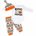 thumbnail image 1 of Boys "King of the Patch" 3 Piece Halloween Layette Set (Newborn), 1 of 5