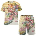 thumbnail image 1 of Boys Kirby Short Sleeve Mesh T-Shirt And Shorts Outfit Set Summer Clothes Set for Kids, 1 of 7