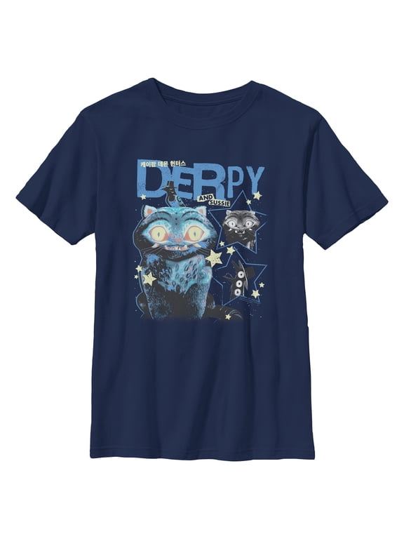 Boys Kpop Demon Hunters Derpy and Sussie Stars T Shirt