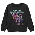 thumbnail image 1 of Boys Kpop Demon Hunters Girls Group Shot Sweatshirt, 1 of 10
