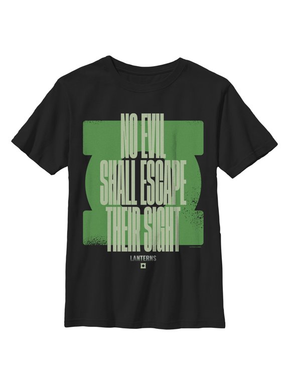 Boys Lanterns No Evil Shall Escape Logo T Shirt