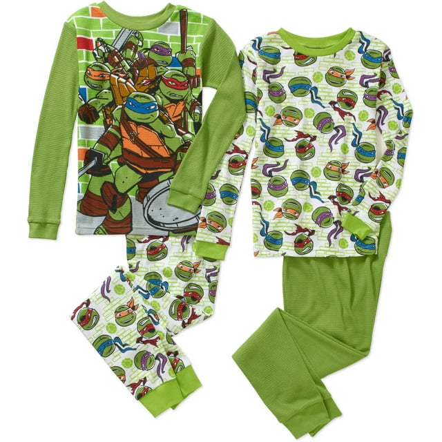 Boys' Licensed 4 Piece Cotton Thermal Set, Available in 4 Characters