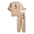 thumbnail image 1 of Star Wars The Mandalorian Boys Fleece Crewneck and Pants, 2-Piece Set, Sizes 4-12, 1 of 4