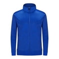 thumbnail image 1 of Boys Lightweight Athletic Jacket Stand Collar Full Zip Up Comfortable Casual Sports Outerwear For Kids, 1 of 2