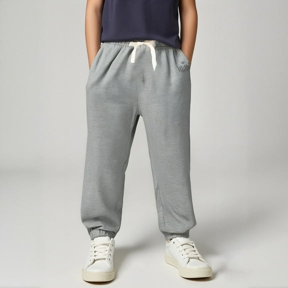 Boys Lightweight Loose Fit Casual Trousers For Daily Wear Spring Summer Outdoor Activities Comfortable Kids Pants