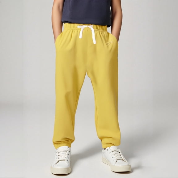 Boys Lightweight Loose Fit Casual Trousers For Daily Wear Spring Summer Outdoor Activities Comfortable Kids Pants