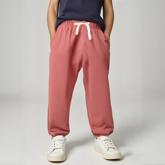 Boys Lightweight Loose Fit Casual Trousers For Daily Wear Spring Summer Outdoor Activities Comfortable Kids Pants