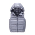 thumbnail image 1 of Boys Lightweight Water-Resistant Packable Hooded Puffer Vest down Jacket, 1 of 3