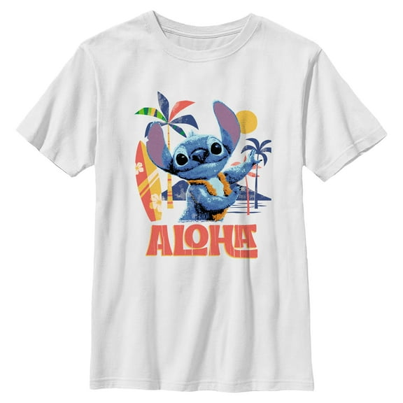 Boys Lilo & Stitch Aloha Alien T Shirt